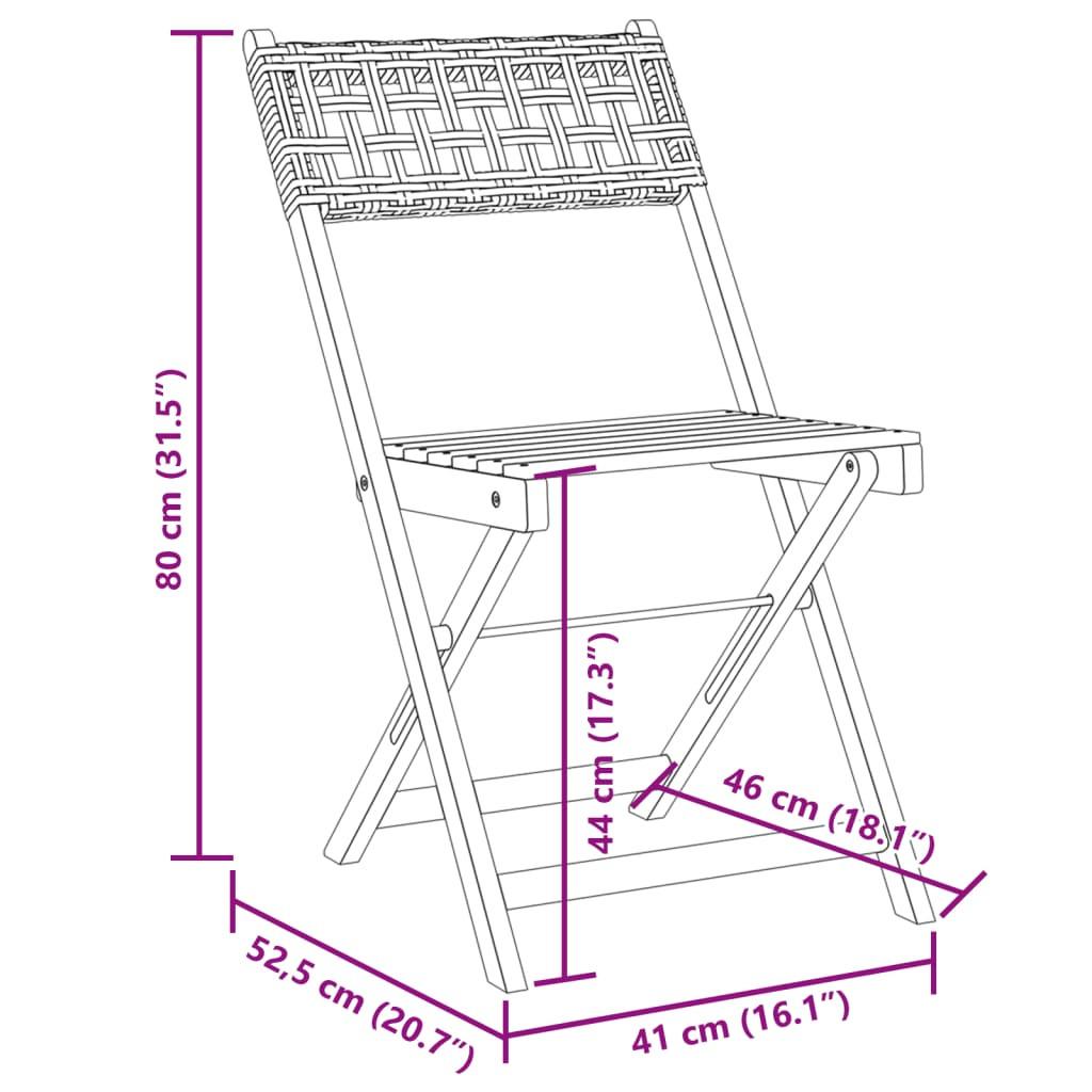 VidaXL Bistro set  