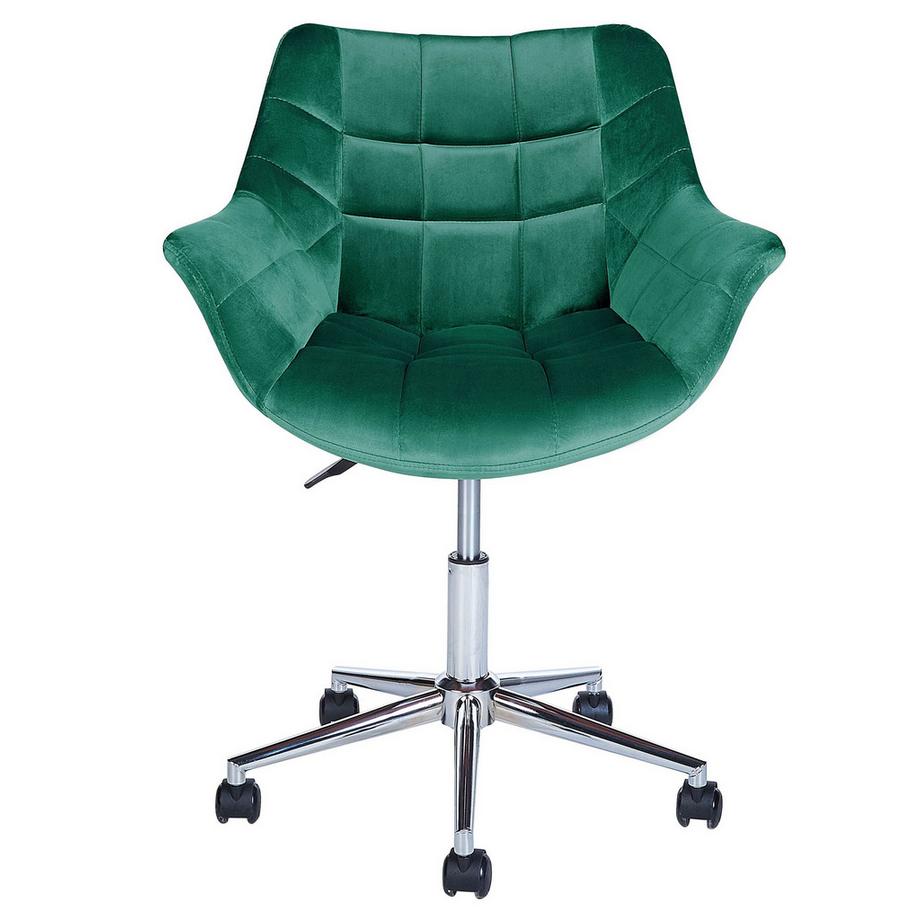 Beliani Sedia da scrivania en Velluto Glamour LABELLE  