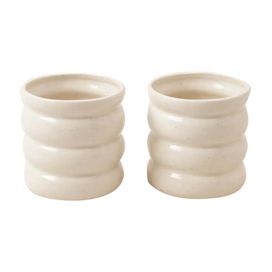 Bubble Keramik Tassen Set, 2 Stk.