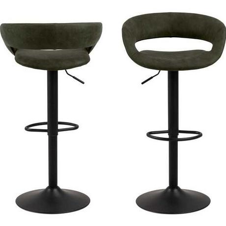 mutoni Tabouret de bar Cabot vert olive  