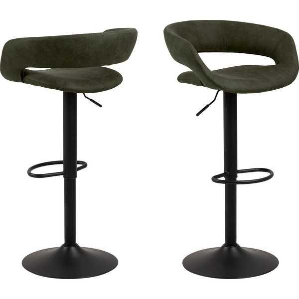 mutoni Tabouret de bar Cabot vert olive  