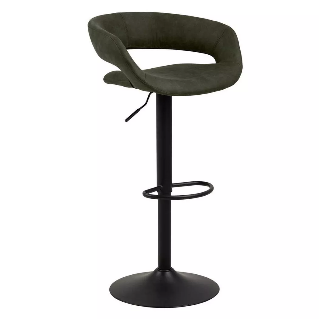 mutoni - Sgabello Cabot verde oliva, One Size