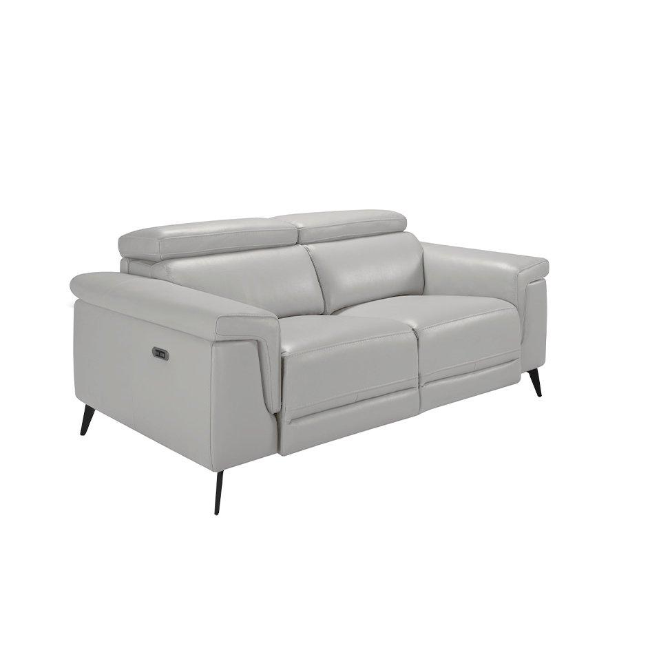 Image of 2-Sitzer-Sofa, bezogen mit em Leder 2-Sitzer-Sofa, bezogen mit em Leder