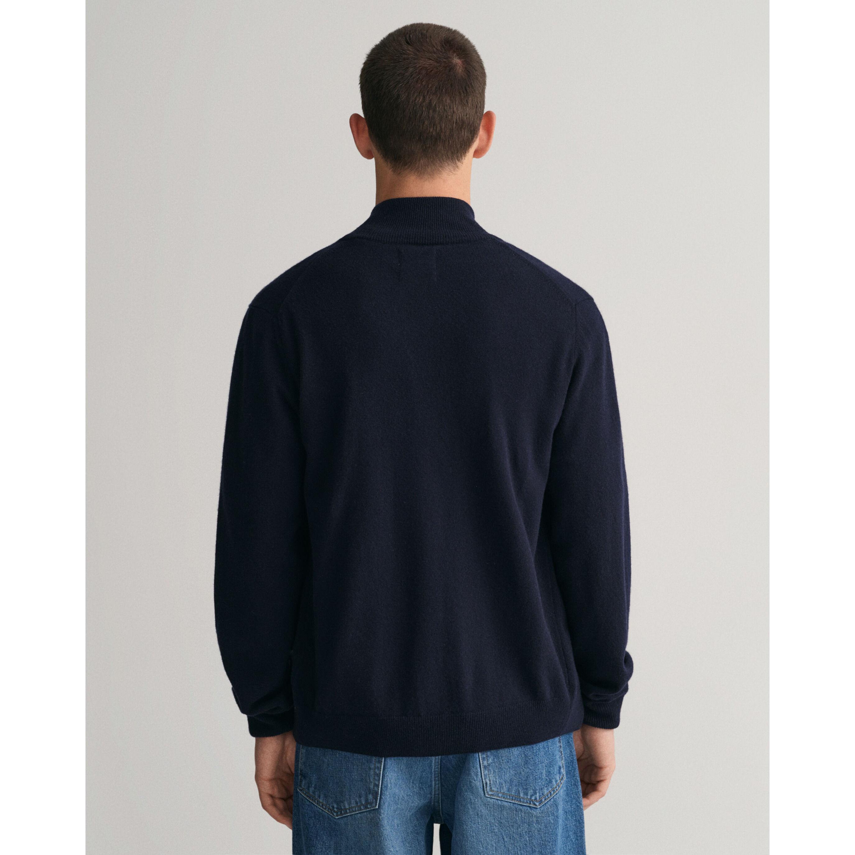 GANT  cardigan con zip uperfine lambwool 