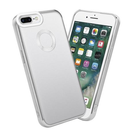 Cadorabo  Housse compatible avec Apple iPhone 7 PLUS / 7S PLUS / 8 PLUS - Coque de protection en silicone TPU flexible avec application Chrome 