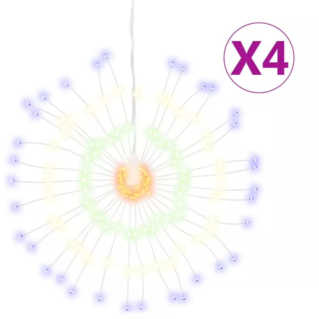VidaXL - Weihnachtsbeleuchtung, One Size, Multicolor