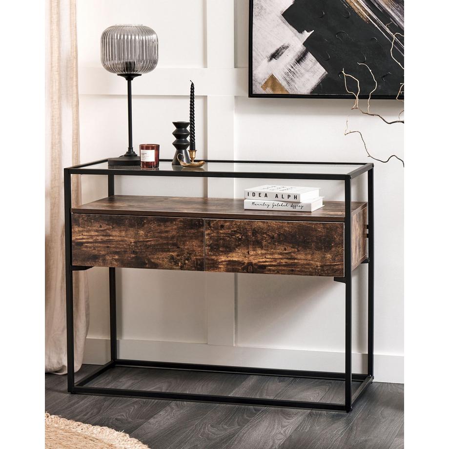 Beliani Console en MDF Industriel MAUK  