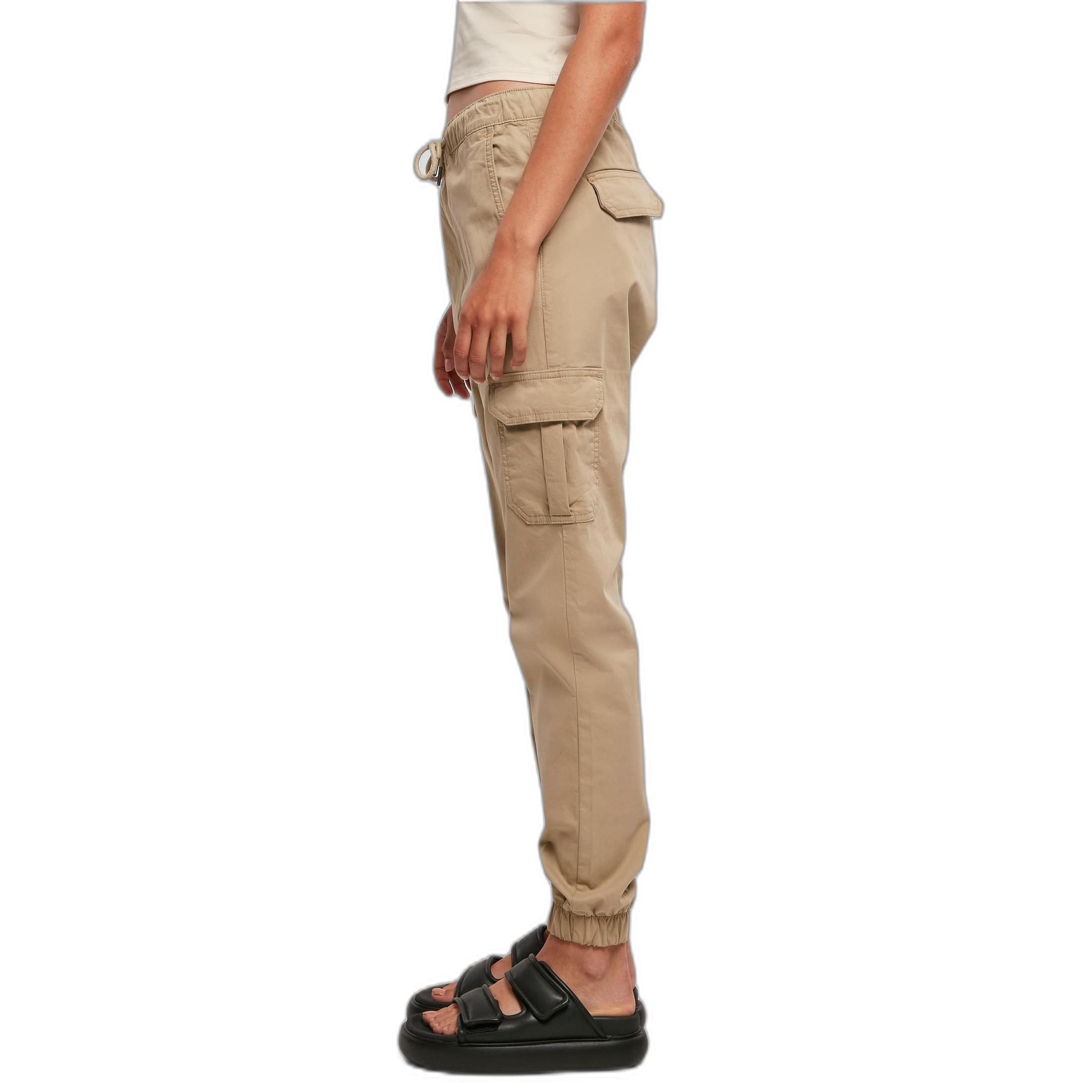 URBAN CLASSICS Pantalon Cargo Taille Haute  