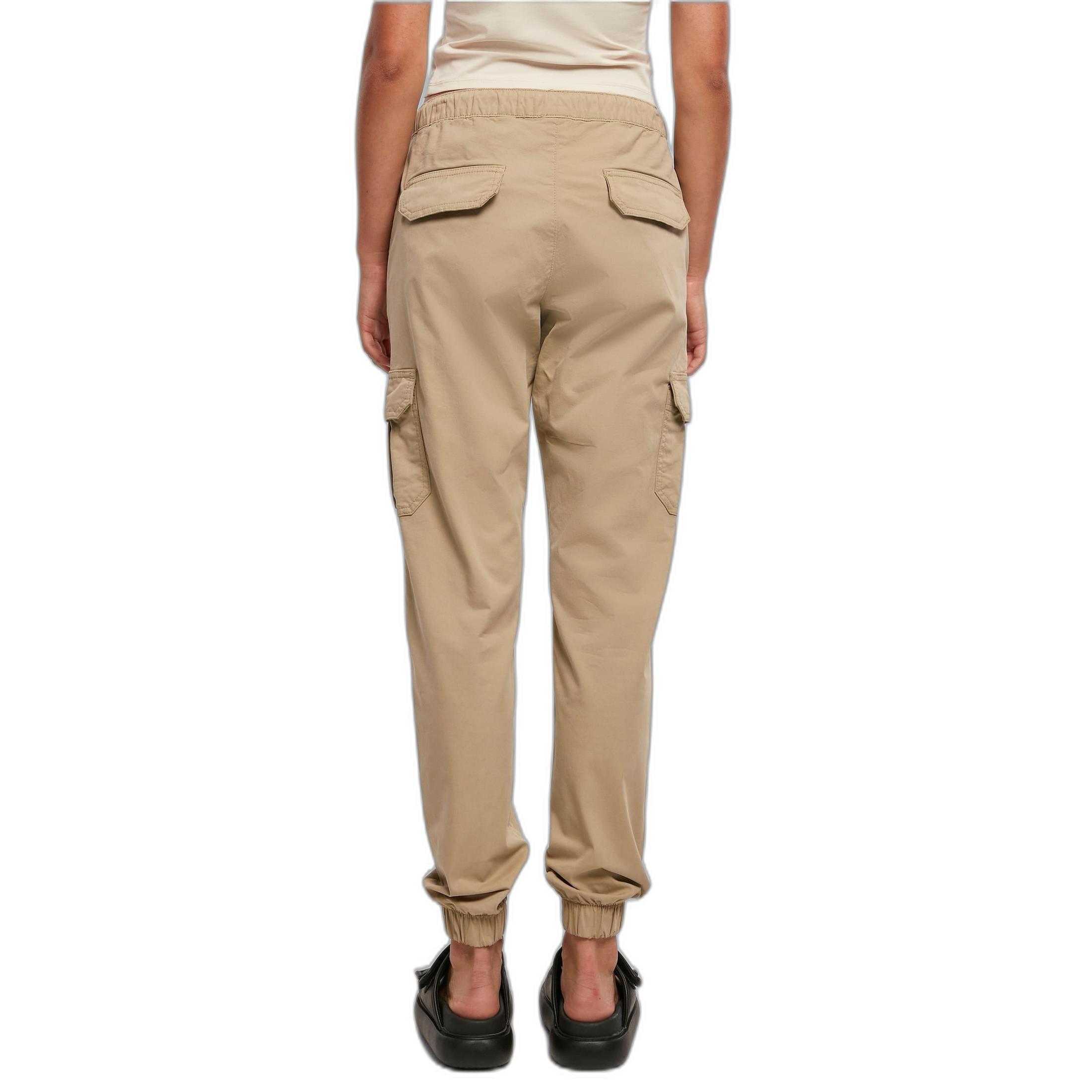 URBAN CLASSICS Pantalon Cargo Taille Haute  