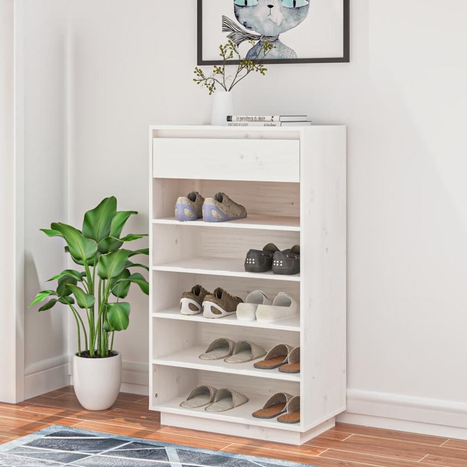 VidaXL Armoire à chaussures bois  