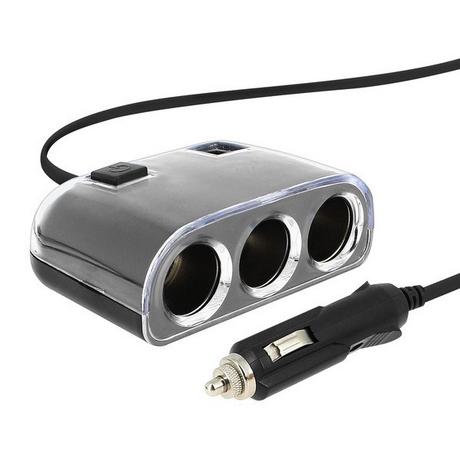 Avizar  3x Zigarettenanzünder + 2x USB-Splitter 