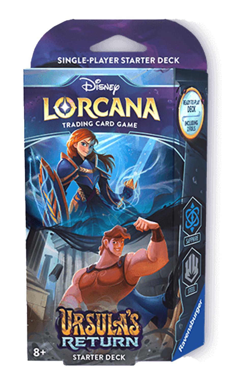 Ravensburger  Lorcana 4: Ursula's Return Starter Deck Hercules and Anna - EN 