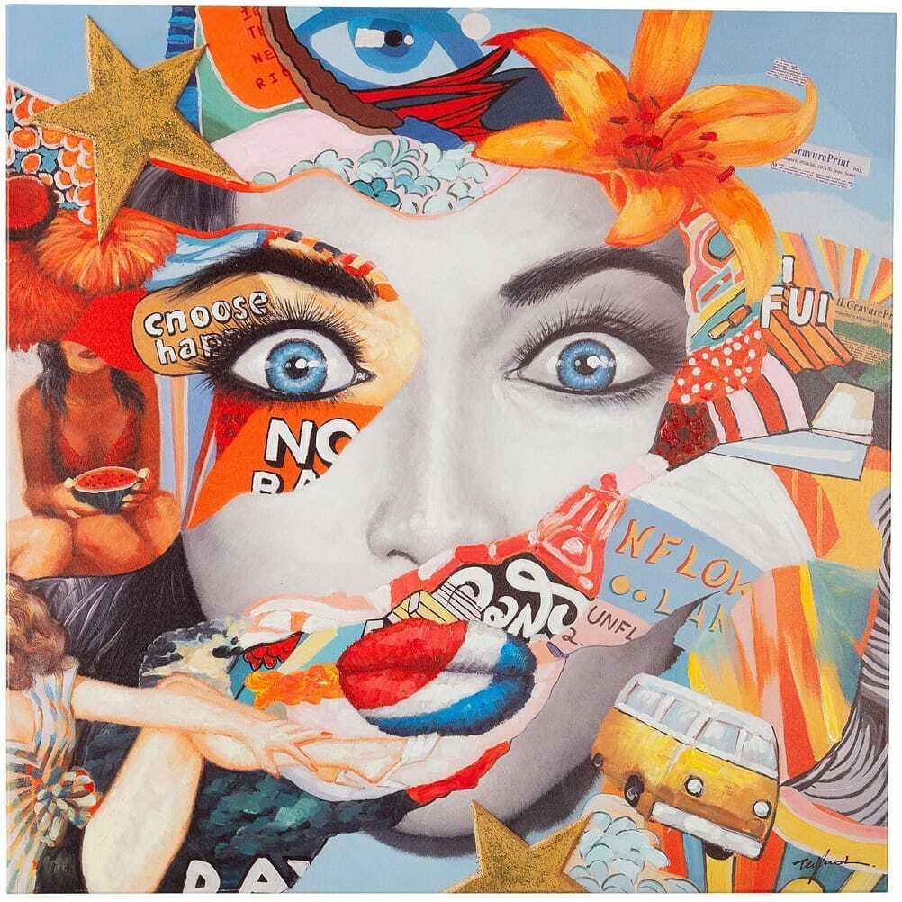 Image of Gemälde Talent Woman 100x100 Gemälde Talent Woman 100x100