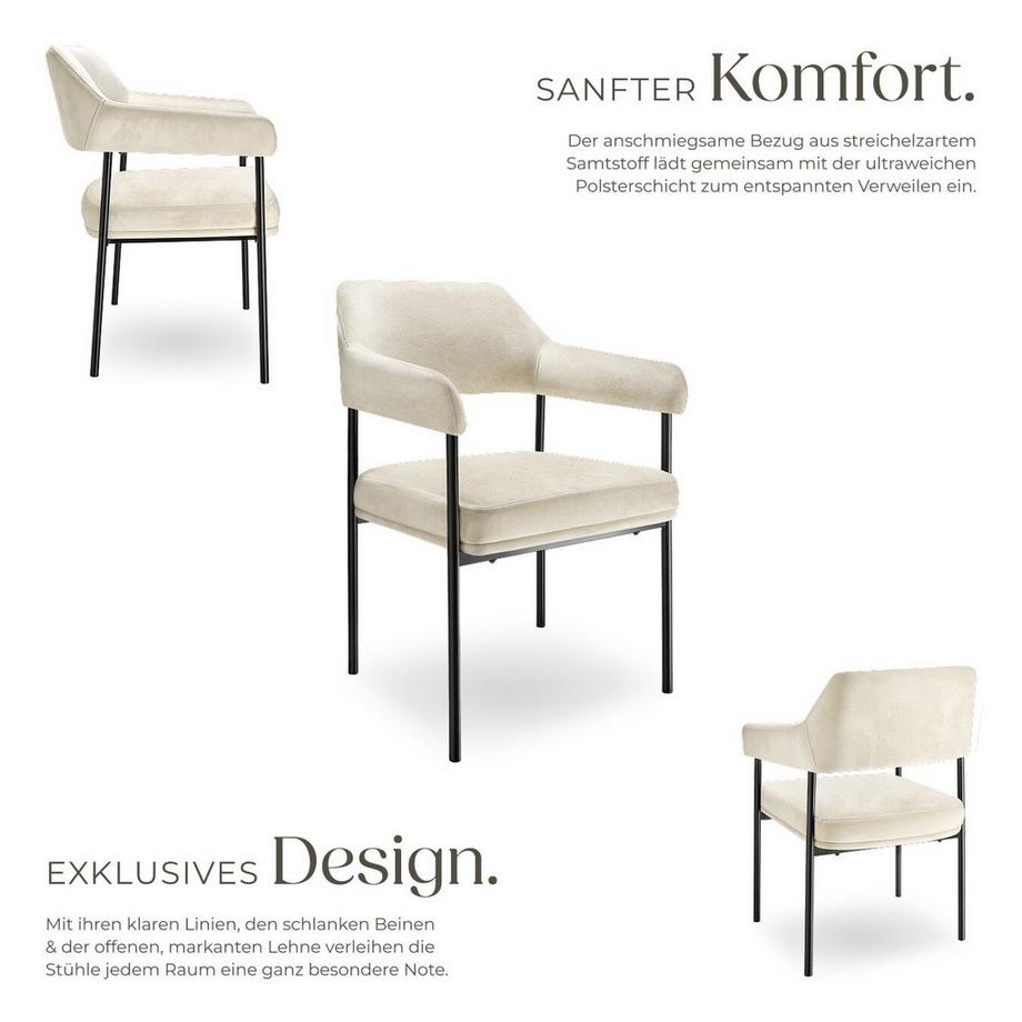 Tectake Fauteuil DOÉ rembourré  