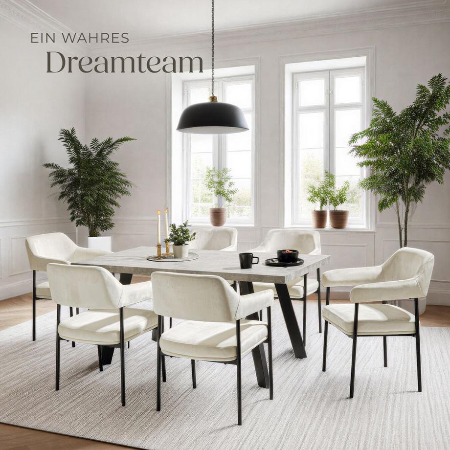 Tectake Fauteuil DOÉ rembourré  