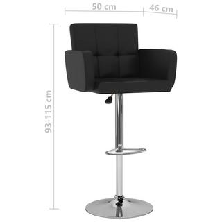 VidaXL Tabouret de bar cuir artificiel  