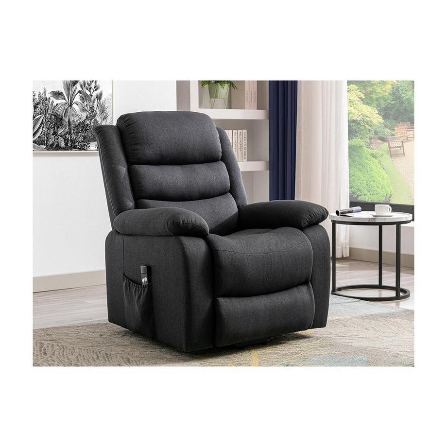 Vente-unique Fauteuil releveur électrique en tissu NADINE  