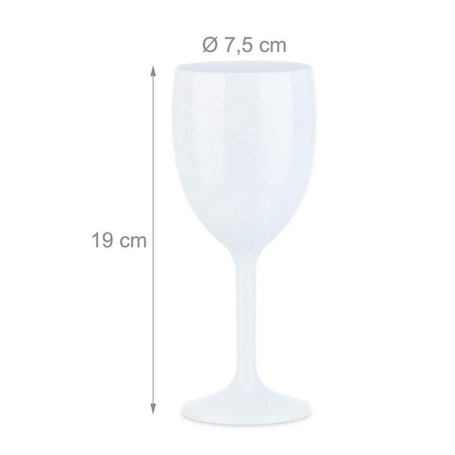 B2X  Weingläser aus Kunststoff - 12er-Set 