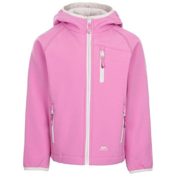 Image of Softshelljacke Kian Unisex Dunkelrosa 140