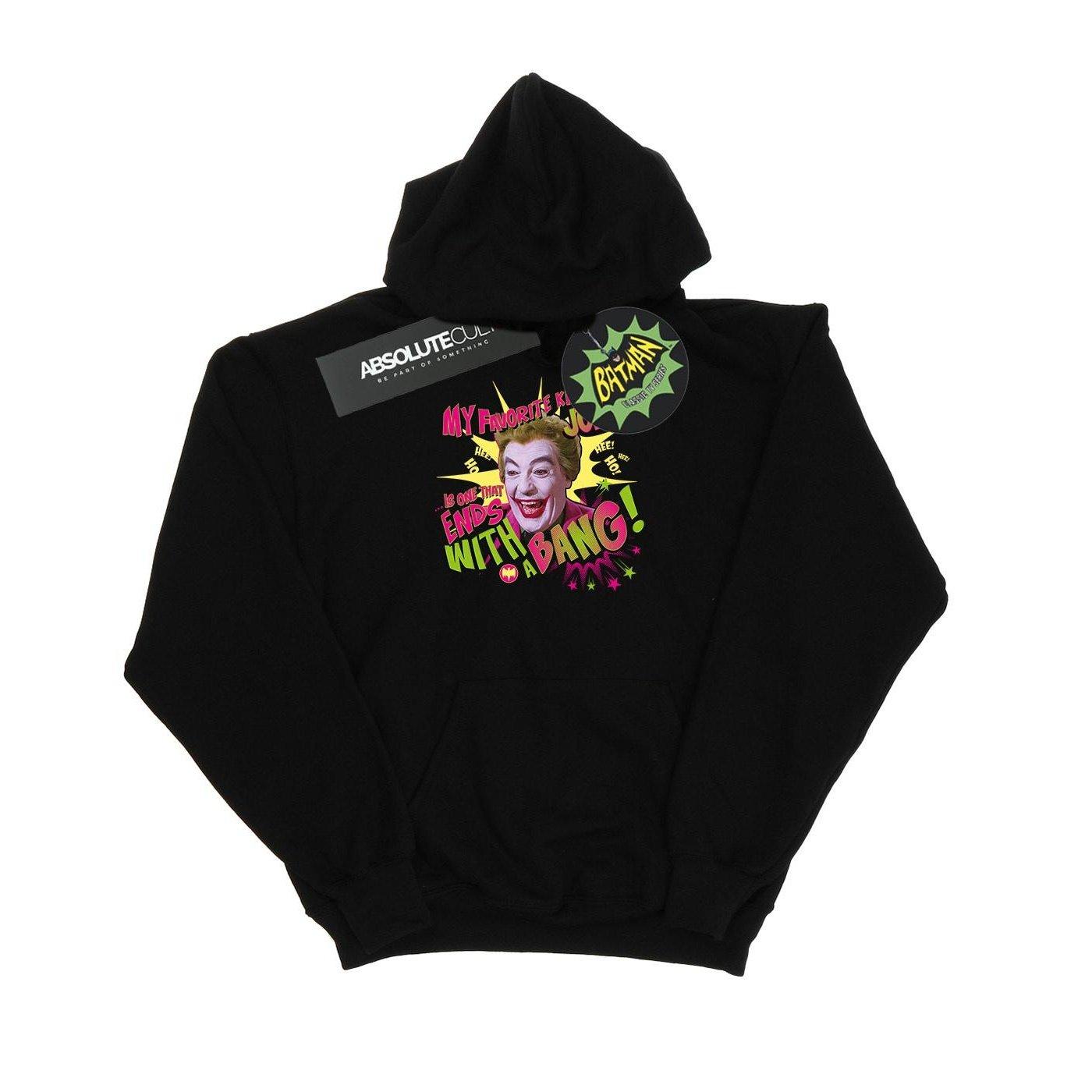 Image of Batman Tv Series Joker Bang Kapuzenpullover Herren Schwarz S