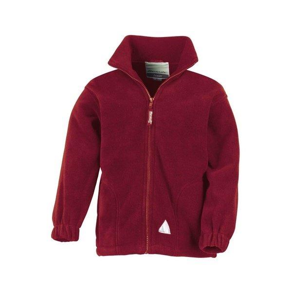 Image of Active Fleecejacke Mit Reißverschluss Unisex Weinrot 4-6A