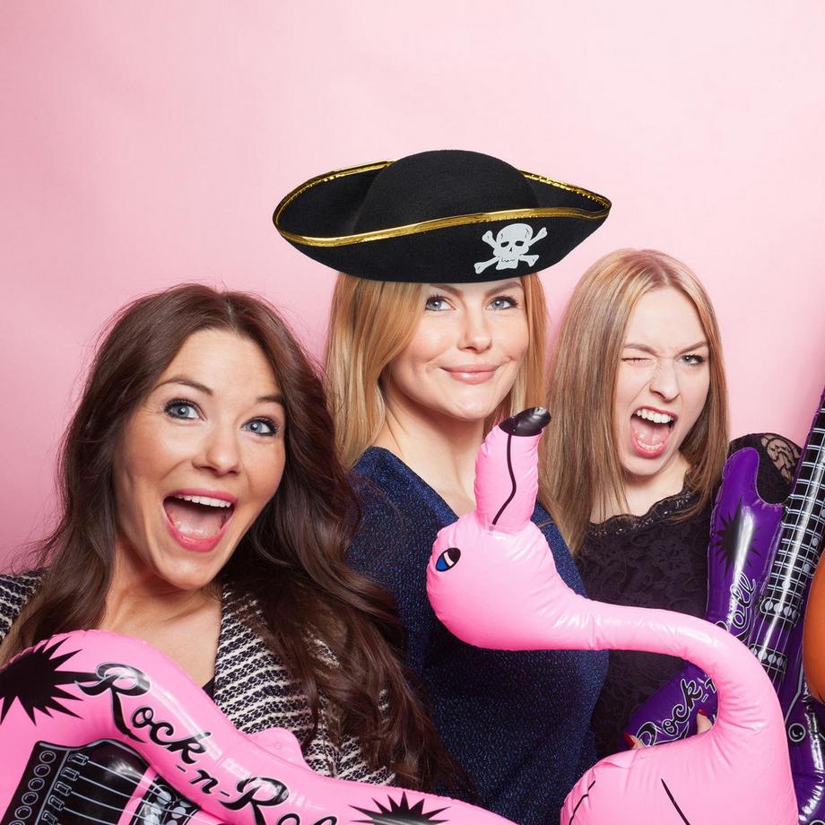 B2X  Chapeau de pirate noir 