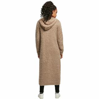 URBAN CLASSICS Hooded Feather Langstrickjacke grosse Grössen  