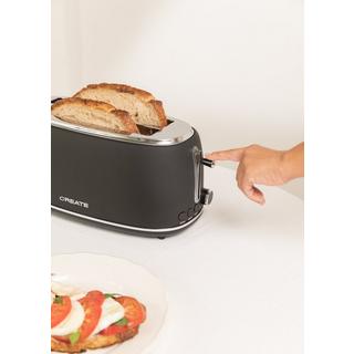 CREATE TOAST RETRO STYLANCE XL, spacco lungo - nero  