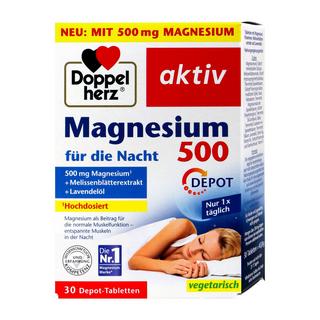 Doppelherz  Doppelherz Magnesium 500 für die Nacht 