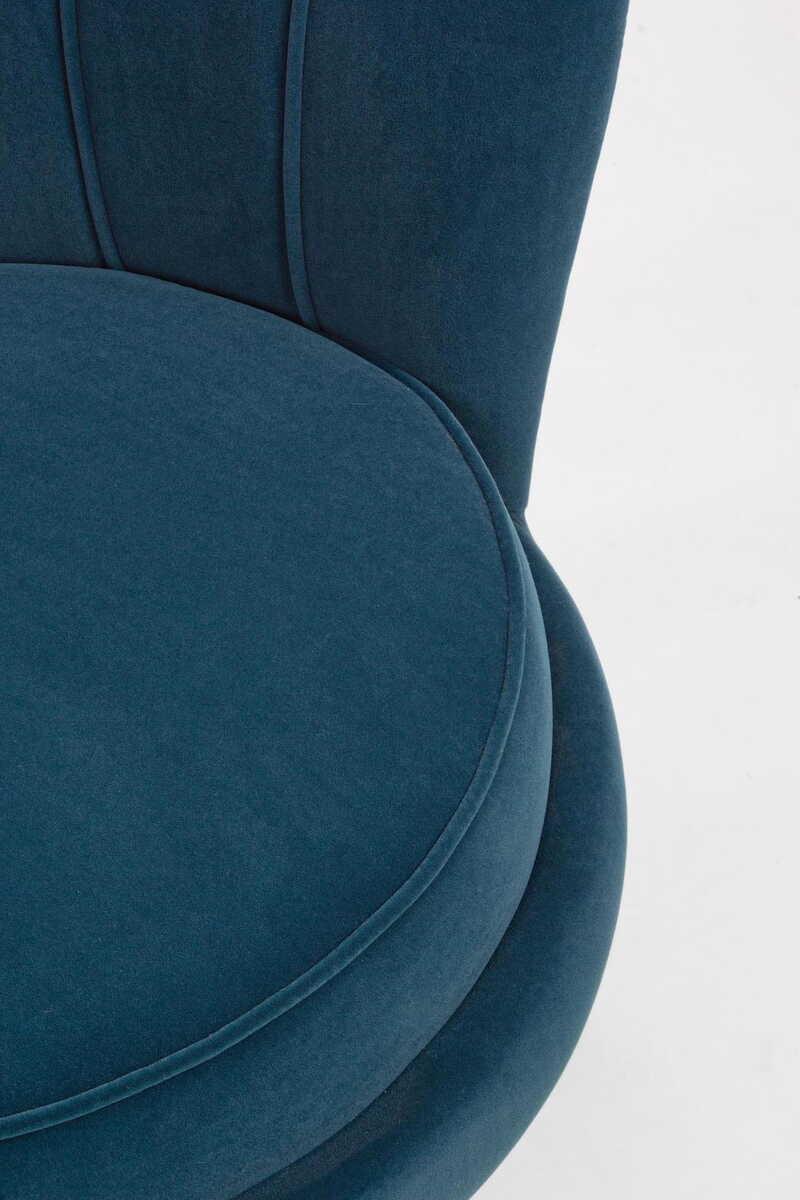 mutoni Fauteuil Giliola bleu paon  