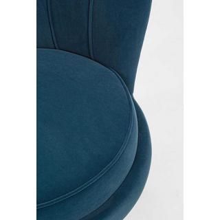 mutoni Fauteuil Giliola bleu paon  