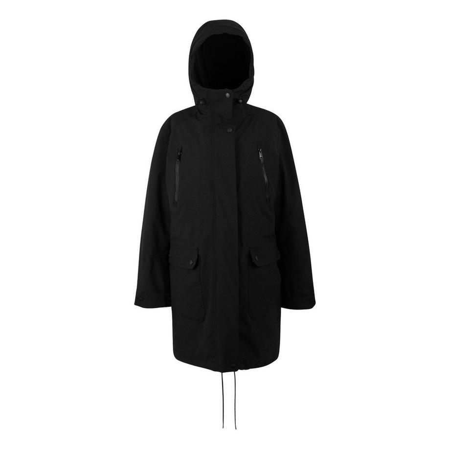 Veste Imperméable Unie À Capuche Valenta