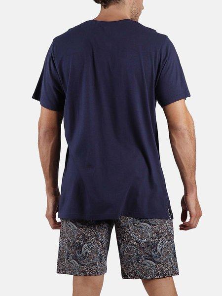 Admas  Pyjama short t-shirt Cachemire 