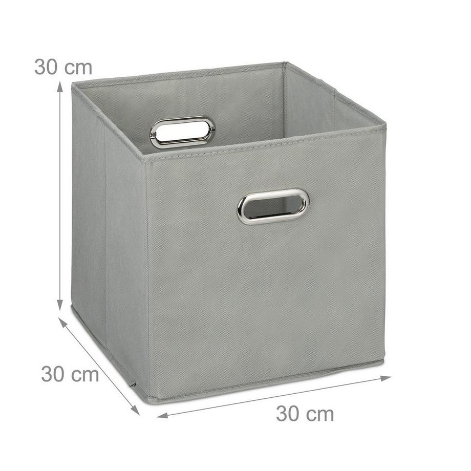 B2X Coffre de rangement en tissu Lot de 2  