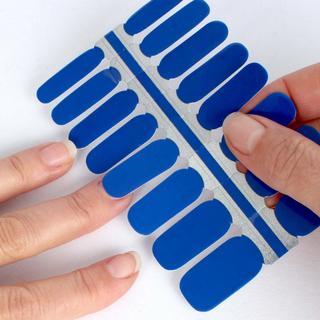 LAUED  vegane Nagelfolien solid blue Poem In Ink 