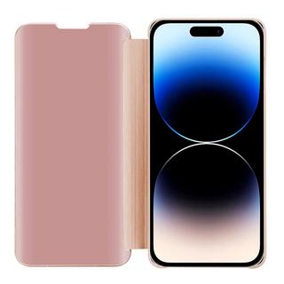 Cadorabo  Housse compatible avec Apple iPhone 14 PRO - Clear View étui de protection miroir avec fonction de support Protection à 360 degrés 