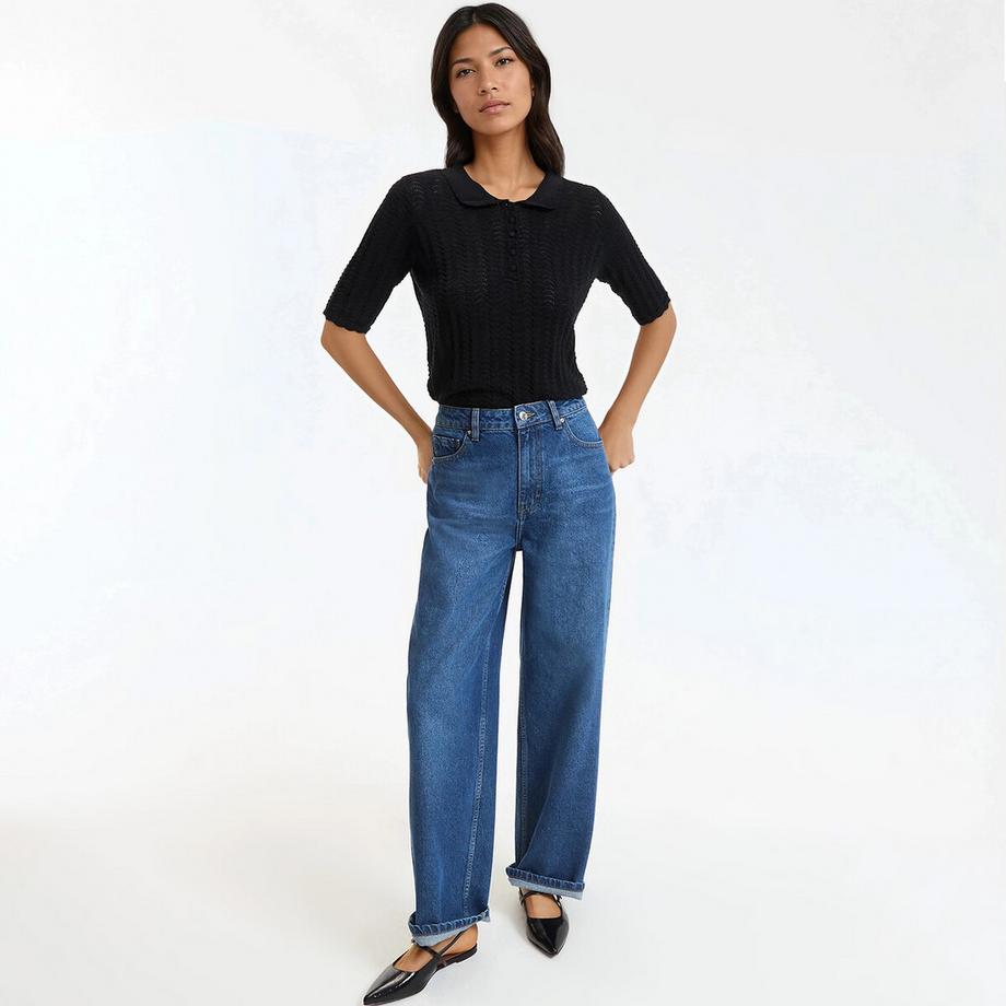 La Redoute Collections Pullover mit Polokragen  