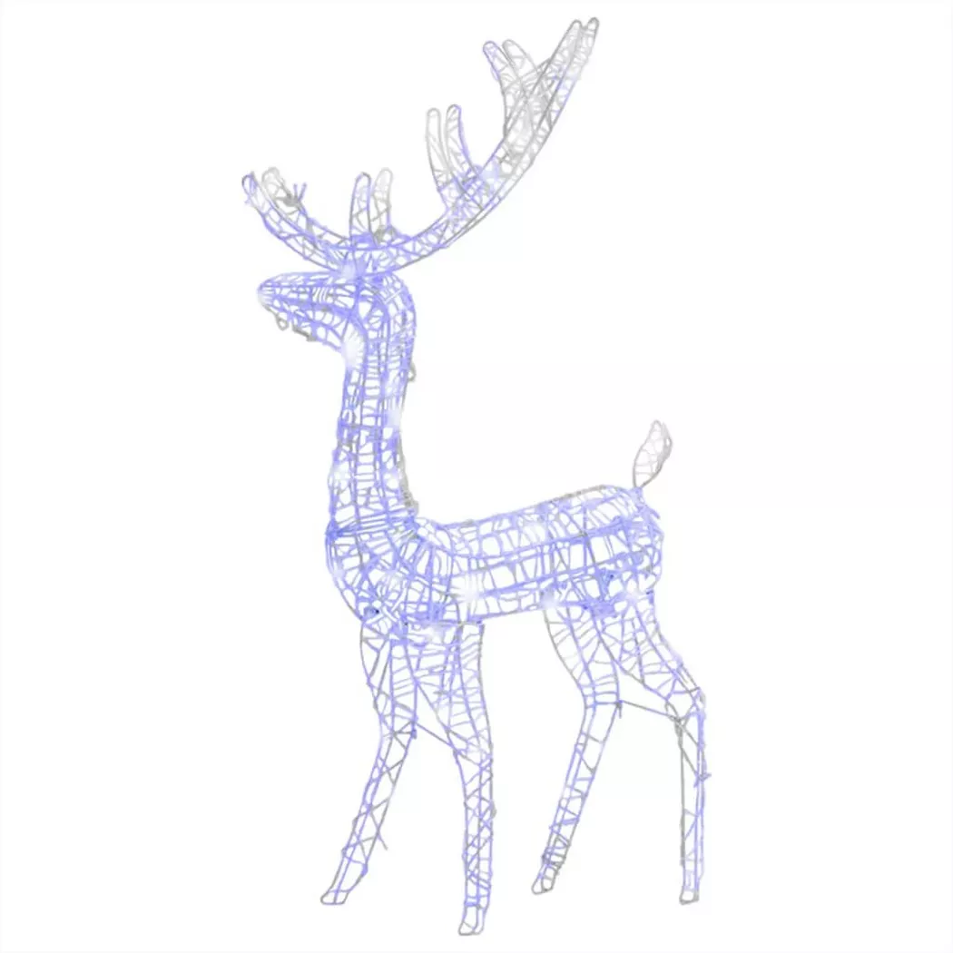 VidaXL - Décoration de noël de renne, One Size, Bleu