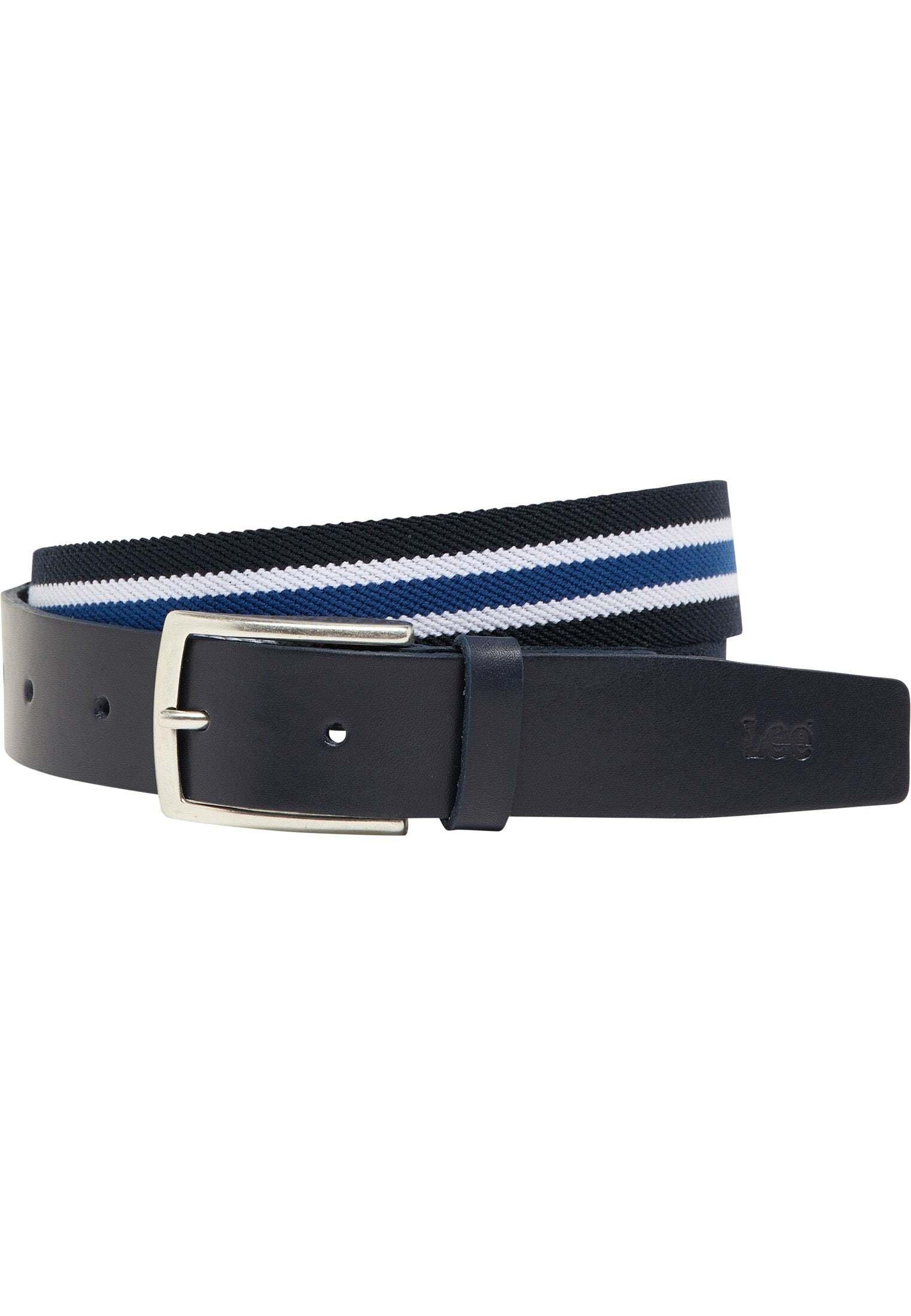 Image of Gürtel Striped Webbing Belt Herren Blau 100