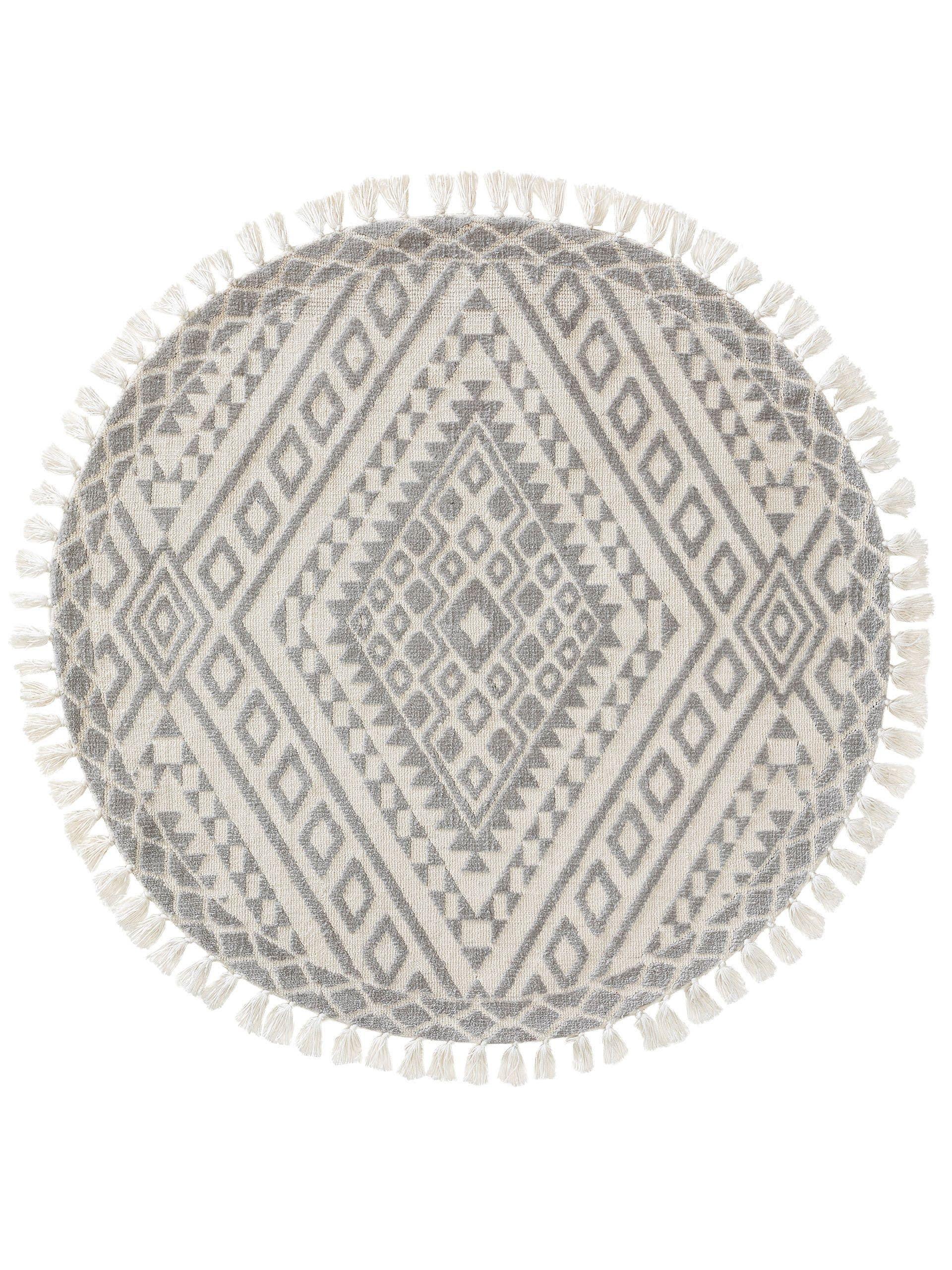 Image of Teppich rund Elias Grau Teppich rund Elias Grau