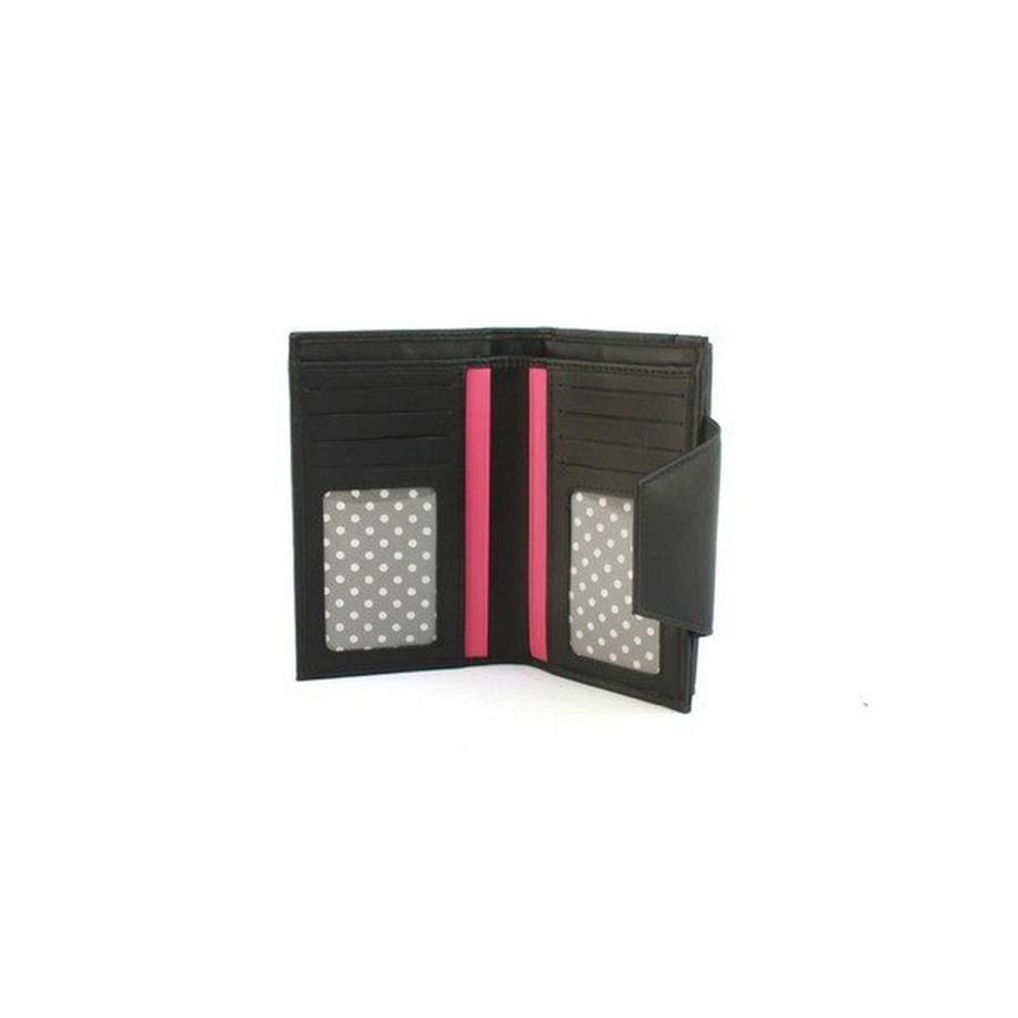 Eastern Counties Leather Portefeuille Kamila à Pompom Contrasté  