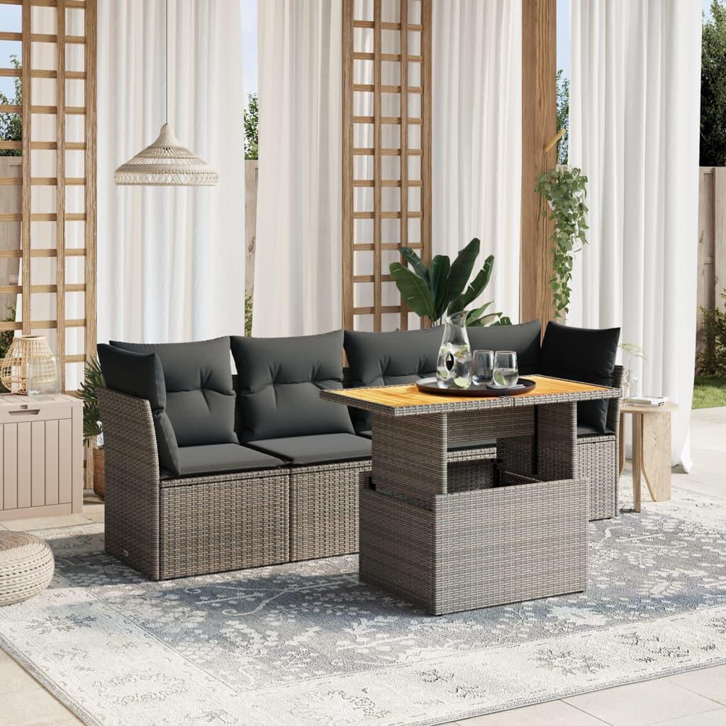 VidaXL Garten sofagarnitur poly-rattan  