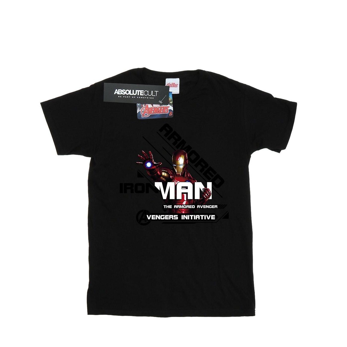 Image of Iron Man Armored Avenger Tshirt Damen Schwarz L