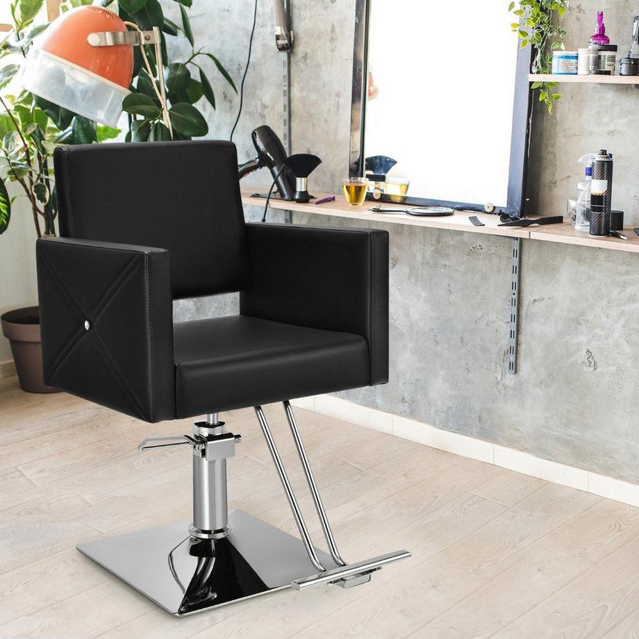 Northix Poltrona da salone regolabile – girevole a 360°  