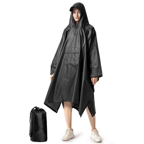 Alopini Poncho Antipioggia Impermeabile Multiuso 3-in-1  