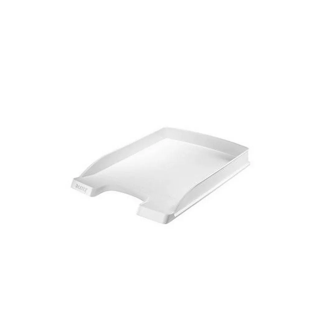 LEITZ Corbeille Courrier Plus A4 52370001 blanc