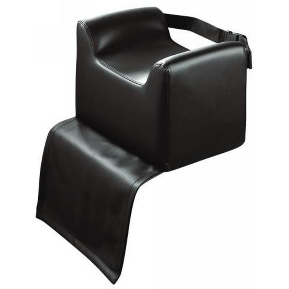 Kindersitzkissen Schwarz mit Gurt