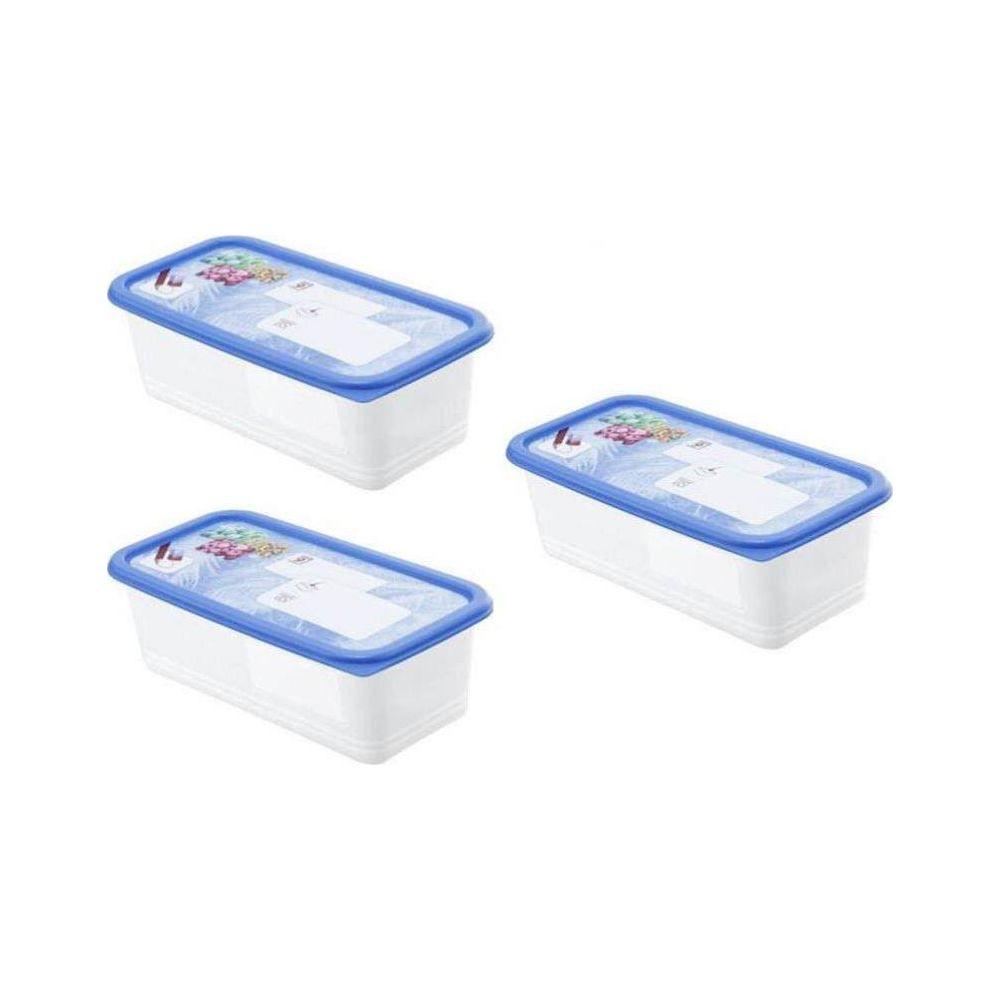 Image of Vorratsbehälter Domino Dekor 1.2 L 3er Set Unisex Weiss 1.2L
