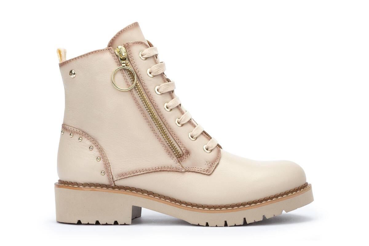 Image of Vicar - Leder Stiefelette Unisex Offwhite 41