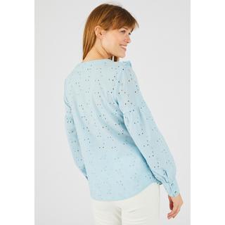 Damart  Chemisier à volants broderie anglaise 